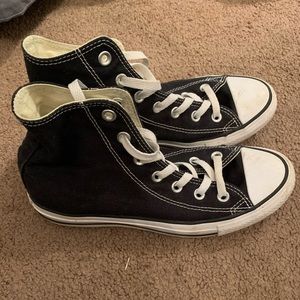 Black Hightop Converse